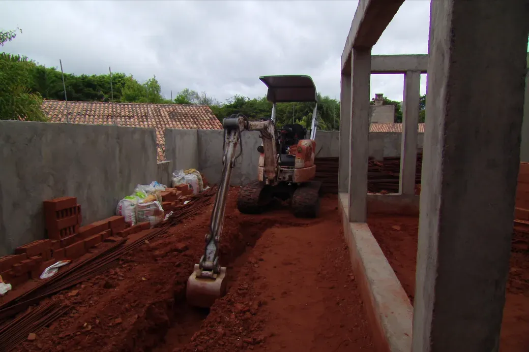 Terraplenagem em obras